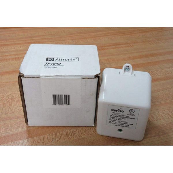 Altronix Plug-in Transformr, 115V in, 16.5V Out, 40V, Grey (TP1640)