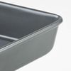 Prochef Square Cake Tin Premium Quality with Teflon's Silicone Coating, Black, 24cm