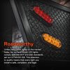 6" Oval 2 Red + 2 Amber + 2 White LED Trailer Tail Lights Brake Turn Reverse