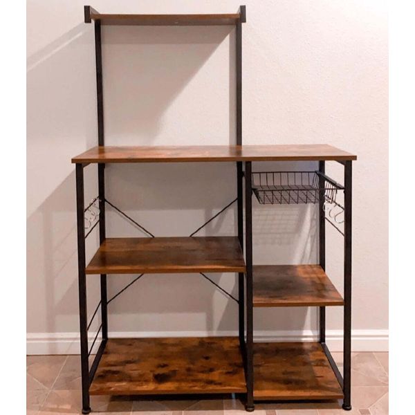 Microwave Oven Stand, Baker’s Rack, Kitchen Rack, Coffee Station