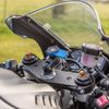 Quad Lock Motorcycle Fork Stem Mount for for iPhone, Galaxy, Pixel and Universal Adapters