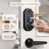 ARPHA Keyless Smart Door Lock Fingerprint WiFi APP Video Camera Doorbell+Knob
