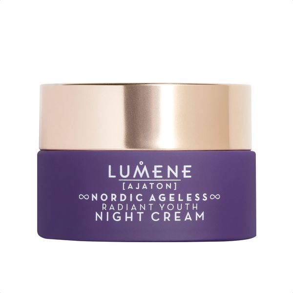 Lumene Ajaton Radiant Youth Night Cream - Rejuvenating Anti Aging Moisturizer with Antioxidants - Face Cream for Fine Lines and Wrinkles - Skin Firming + Rejuvenating Night Face Cream (50ml)