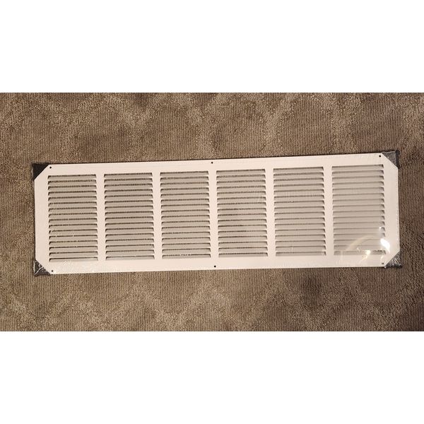 Return Air Grille Baseboard/Ceiling HVAC Vent Duct Cover Diffuser 30" X 8" New