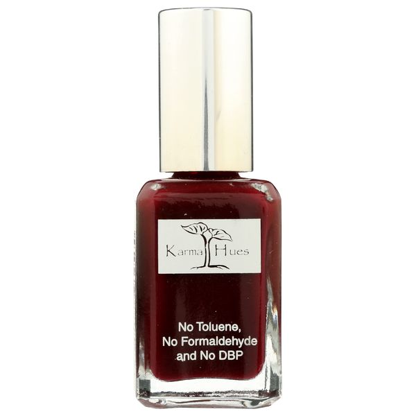 Karma Organic Nail Polish - Quick Dry Nail Lacquer, Non-Toxic, Vegan, and Cruelty-Free Nail Paint Art for Adults & Kids - No Toluene, No Formaldehyde, No DBP, and Free of TPHP (FRENCH KISS, 0.43 fl oz.)