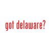Got Delaware ? Sticker - Decal - Die Cut - Red 24.00" x 6.41"
