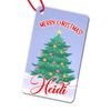Personalised Any Name Rectangle Christmas Bauble Tree Decoration Gift Present 172