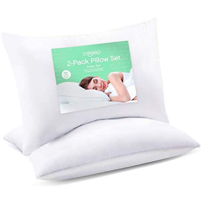 Bed Pillows for Side Sleeper Queen Size Pillows for Bed Set of 2