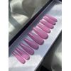 🔥CUSTOM Gel Press On False Nails, Basic Lilac, 10p set with KIT NEW , Medium