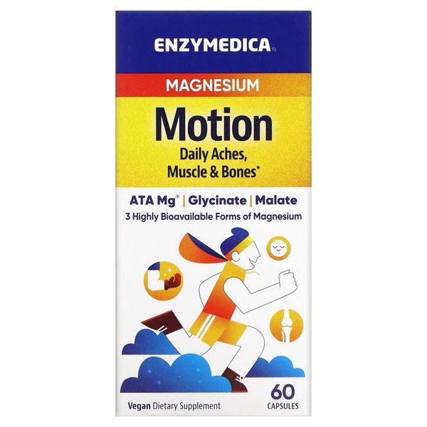 Enzymedica Magnesium Movement Capsules 60, 120