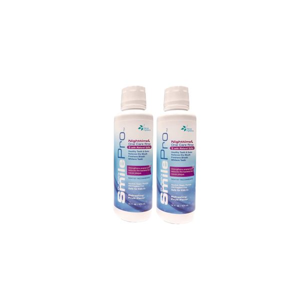 Dr Rudy's SmilePro PM Nighttime Mouth Rinse 2 Pack