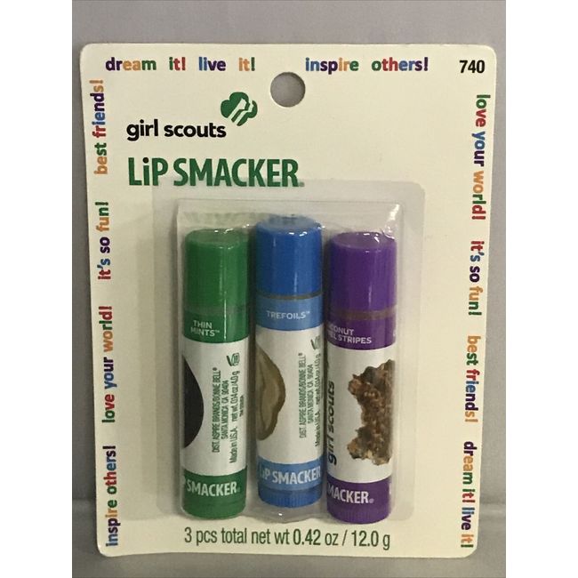 Lip Smacker Girl Scouts Lip Gloss Trio Collection (740)