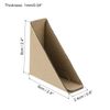 sourcing map Adjustable Cardboard Corner Protector, Cardboard Edge Protector 6x6x2cm Pack of 100