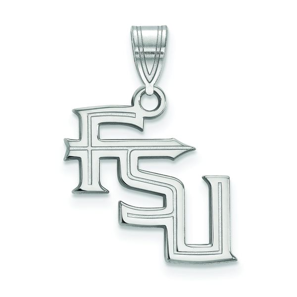 Florida State Medium (5/8 Inch) Pendant (Sterling Silver)