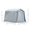6'x8' Outside Vehicle Port/Tent w/ Stakes & Guy Wire Stability Kit