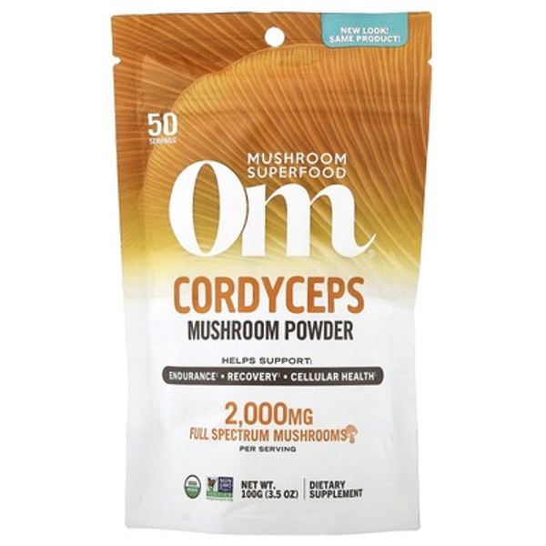 Mushroom Powder, Cordyceps, 3.5 oz (100 g)