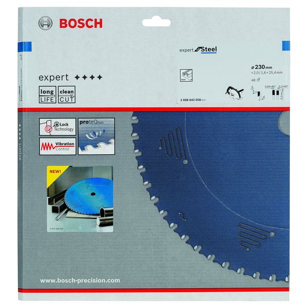 Bosch 2608643058 Circular Saw Blade Expert for Steel