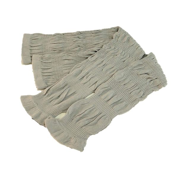 Olive Sarah Arm Cover, Arm Warmer, Made with Olive Oil from Shodoshima Island, Long Type, pale grey