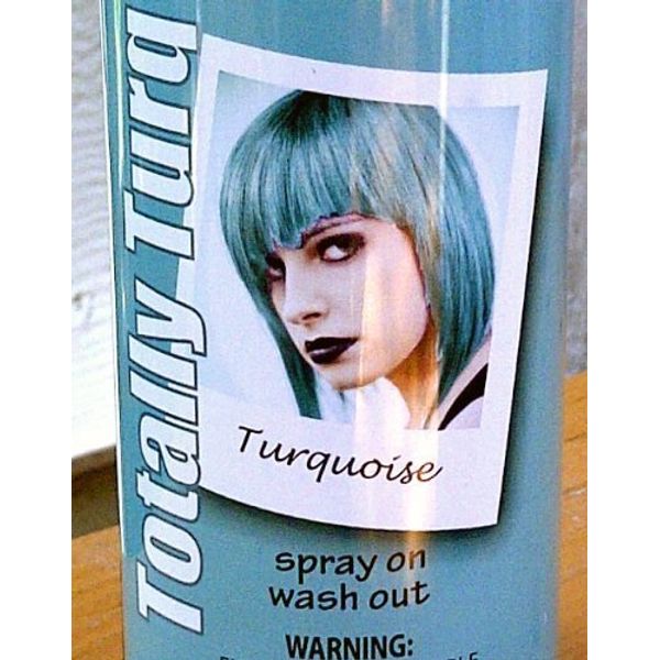 Temporary Hair Color Hairspray Turquoise Aqua Ice Blue Sky Colored Hairspray Great For Costume or Halloween Rave Party Concert Hair Spray Use in Well-Ventilated Area!