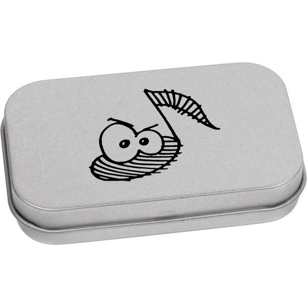 Azeeda 80mm 'Grumpy Music Note' Metal Hinged Tin/Storage Box (TT00098046)