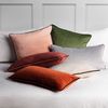 Paoletti Torto Rectangular Cushion Cover, Marsala Red/Russet, 30 x 60cm