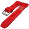 Talk Time ND Limits Silicone Watch Strap Divers Band Red 22mm