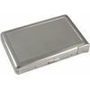 Cigarette Case with Built in Lighter Genghis Khan S1 Smoking King Size Cigarettes Silver Metal Wallet 4" X 2.75" RFID Protection