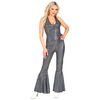 Widmann 05012 70s Disco Jumpsuit, Solid, Multi-Coloured, M
