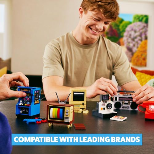MAX Premium Retro Building Bricks Collection (Classic Computer) by ZURU, Building Bricks for Teens, Adults and Collectors. Build, Collect and Display Your Ultimate Collection of Retro Technology!
