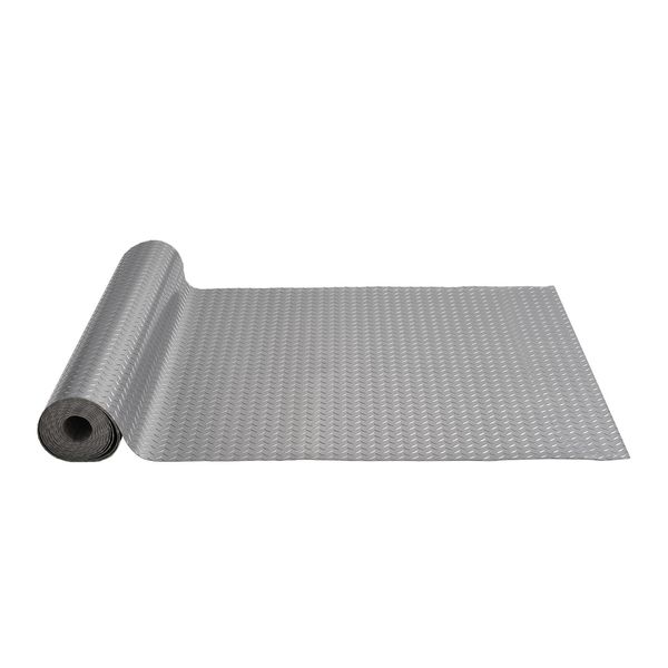 VEVOR Garage Floor Mat Garage Flooring Roll 228.35x59.05 in Non-Slip Gray PVC