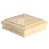 Jackson Woodturners Pine Pyramid Newel Cap 120mm