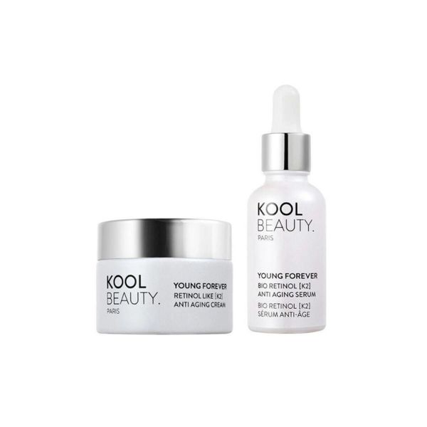 Retinol Like Young Forever Kit - Anti Aging Cream 50 ml - Anti Aging Serum 30 ml