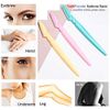 Eyebrow Razor, Exfoliating Tool, Women's Razor, Safety Cap Included, Dermaplaning Kit, Face Neck Shaver, Eyebrow Trimmer Brow Razors Fuzz Remover for Women (6 Pack) by TradeProvider®