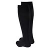 Truform Compression Socks, 15-20 mmHg, Men's Dress Socks, Knee High Over Calf Length, Black, Large