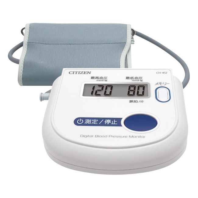 CITIZEN CH-452 Electronic Blood Pressure Monitor, Upper Arm Type