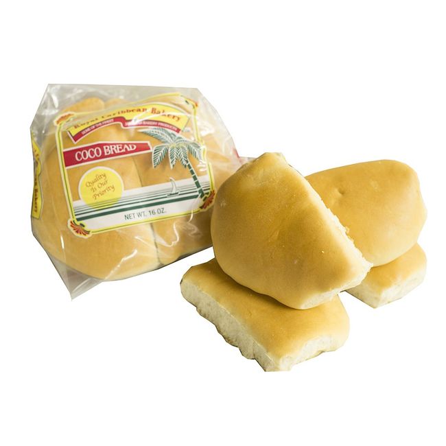 Jamaican Style Coco Bread, 16. Oz. (2 Packs)