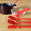 World Create 60046 Spatula, Dark Red, ViV, Antibacterial, Silicone Kitchen Series