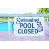 Poolmaster Sign for Residential or Commercial Swimming Pools, Swimming Pool Closed 18" x 12"