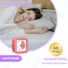 Visual Timer for Kids Adults, 60-Minute Countdown Timer for Classroom, Kitchen,Office, Pomodoro Timer Time Management Tools for Toddler ADHD(Pink)