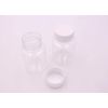 12PCS 80ml/2.7oz Clear Empty Portable Thicken Plastic Bottles Case with White Screw Cap Holder Storage Container for Liquid Solid Powder Dispense