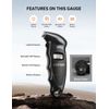 Digital Tire Pressure Gauge With Replaceable Aaa Battery And Ergonomic Design