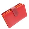 VISCONTI Rainbow Leather Ladies Purse Style RFID Blocking RB51 Red Multi