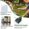 KINGLAKE 2 Pcs 90x3.5 cm Heavy Duty Tree Ties Adjustable Tree Traps for Support Tree Shrub