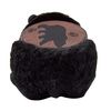 Sleeping Black Bear Coaster Holder with 4 Bear Coasters, 7 Inches