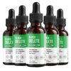 (5 Pack) Gluco Delete Drops, GlucoDelete Premium Liquid Drop Supplement