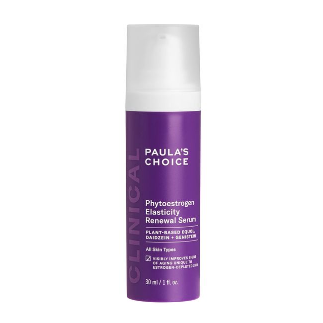 Paula’s Choice CLINICAL Phytoestrogen Elasticity Renewal Face Serum, Restores Loose, Thinning & Crepey-Looking Skin Due to Estrogen Loss, Fragrance-free & Cruelty-free, 1 Fl Oz.