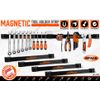 4PC 12" Super magnet Tool Holder Wrench screwdriver Organizer Storage Adjustable