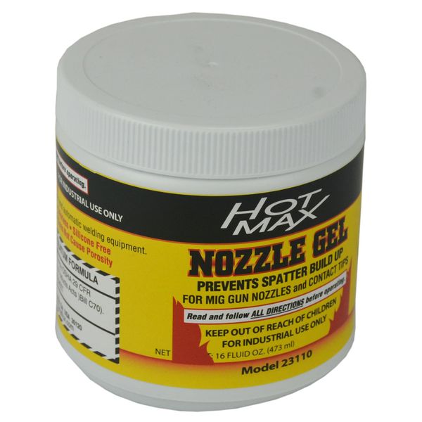 Hot Max 23110 Anti-Spatter Nozzle Gel, 16-Ounce