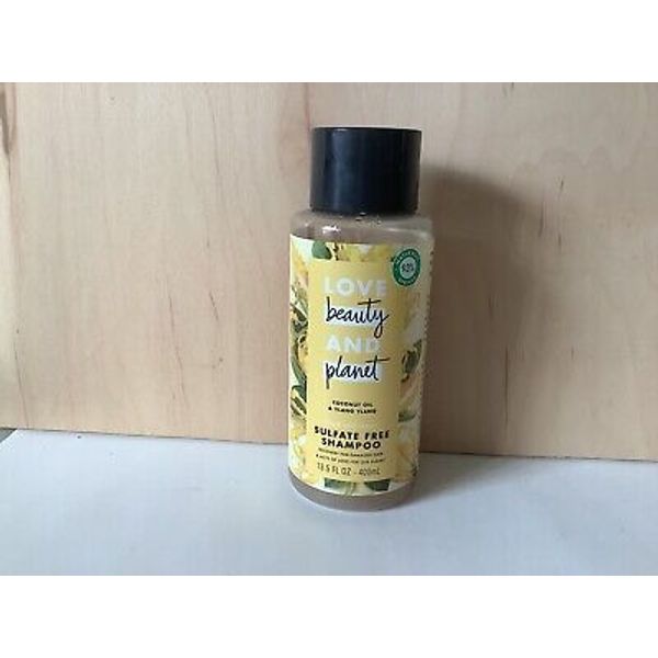 LOVE beauty AND planet Coconut Oil & Ylang Ylang Sulfate Free Shampoo 13.5 FL OZ
