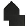 Blank Envelopes 100 Envelopes 110 x 156 mm Black